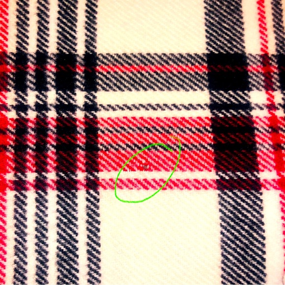 RALPH LAUREN BLUE LABEL LAMBS WOOL PLAID TARTAN SCARF - Picture 3 of 5